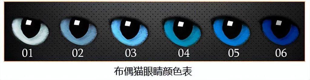 布偶猫眼睛是什么颜色？布偶猫眼睛色度表是什么样的？(图1)